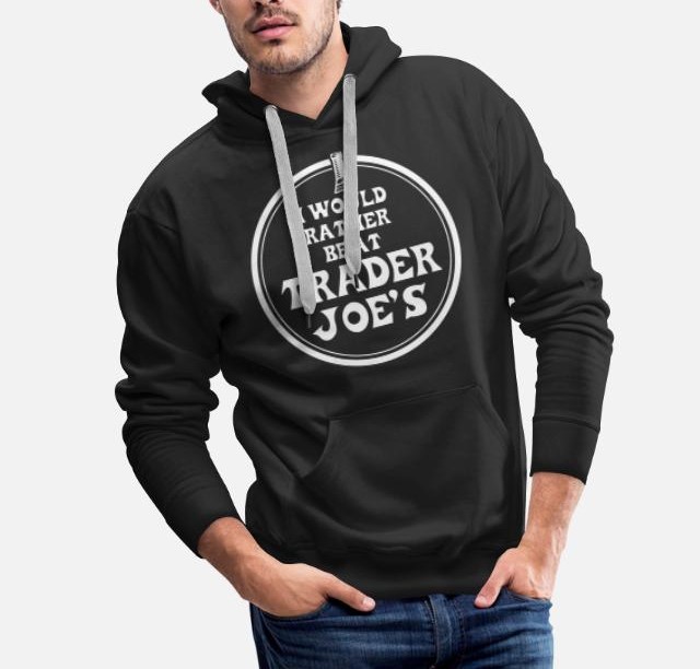 I Would Rather Be at Joes on Men's Premium Sublimated Fleece Hoodie