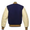 Letterman Jacket Forest Green Wool Body Tan Leather Sleeves Varsity Jacket